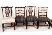 Two George III style mahogany