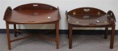 TWO GEORGE III STYLE MAHOGANY