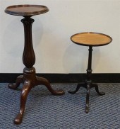TWO GEORGE III STYLE MAHOGANY