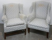 TWO GEORGE III STYLE MAHOGANY