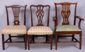 TWO GEORGE III STYLE MAHOGANY