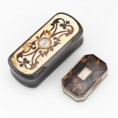 TWO GEORGE III / VICTORIAN SIL