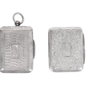Two George IV Silver Vinaigrettes