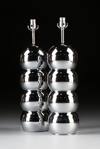 TWO GEORGE KOVACS STYLE CHROME