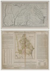 Two Georgia Maps American, 18t