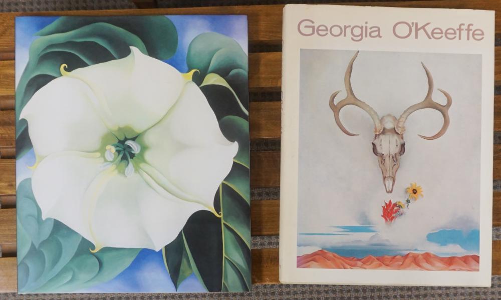TWO GEORGIA O'KEEFE COFFEE TABLE