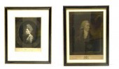 Two Georgian English Mezzotint