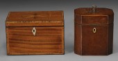Two Georgian Inlaid Tea Boxes