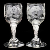 TWO GEORGIAN JACOBITE ENGRAVED