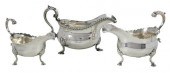 TWO GEORGIAN SILVER CREAMERS A