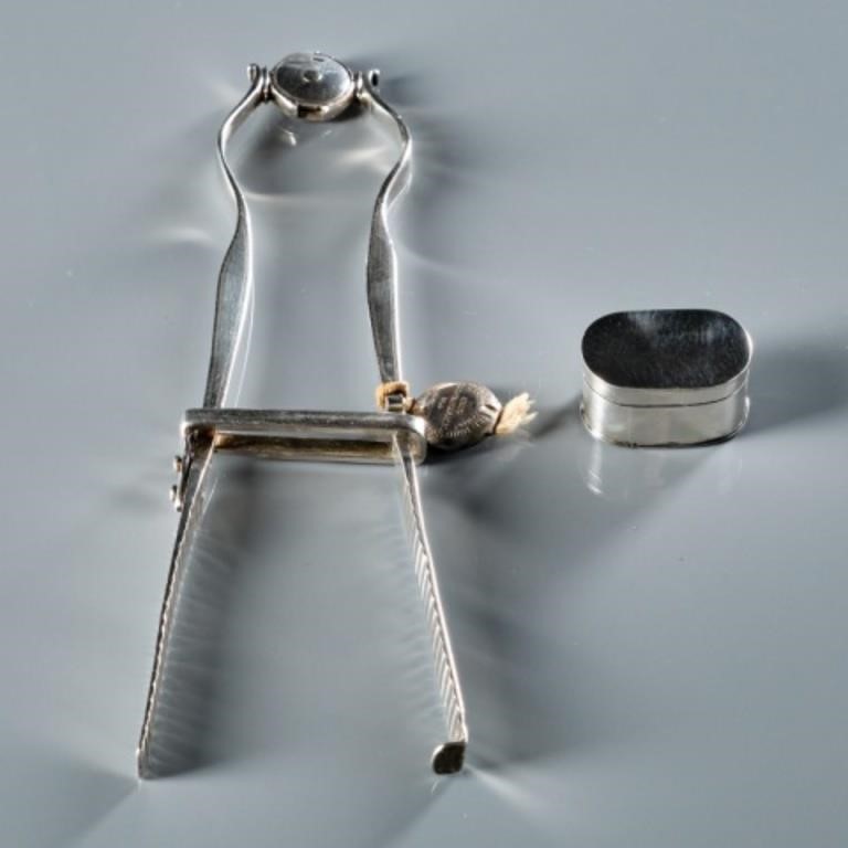 TWO GEORGIAN STERLING SILVER