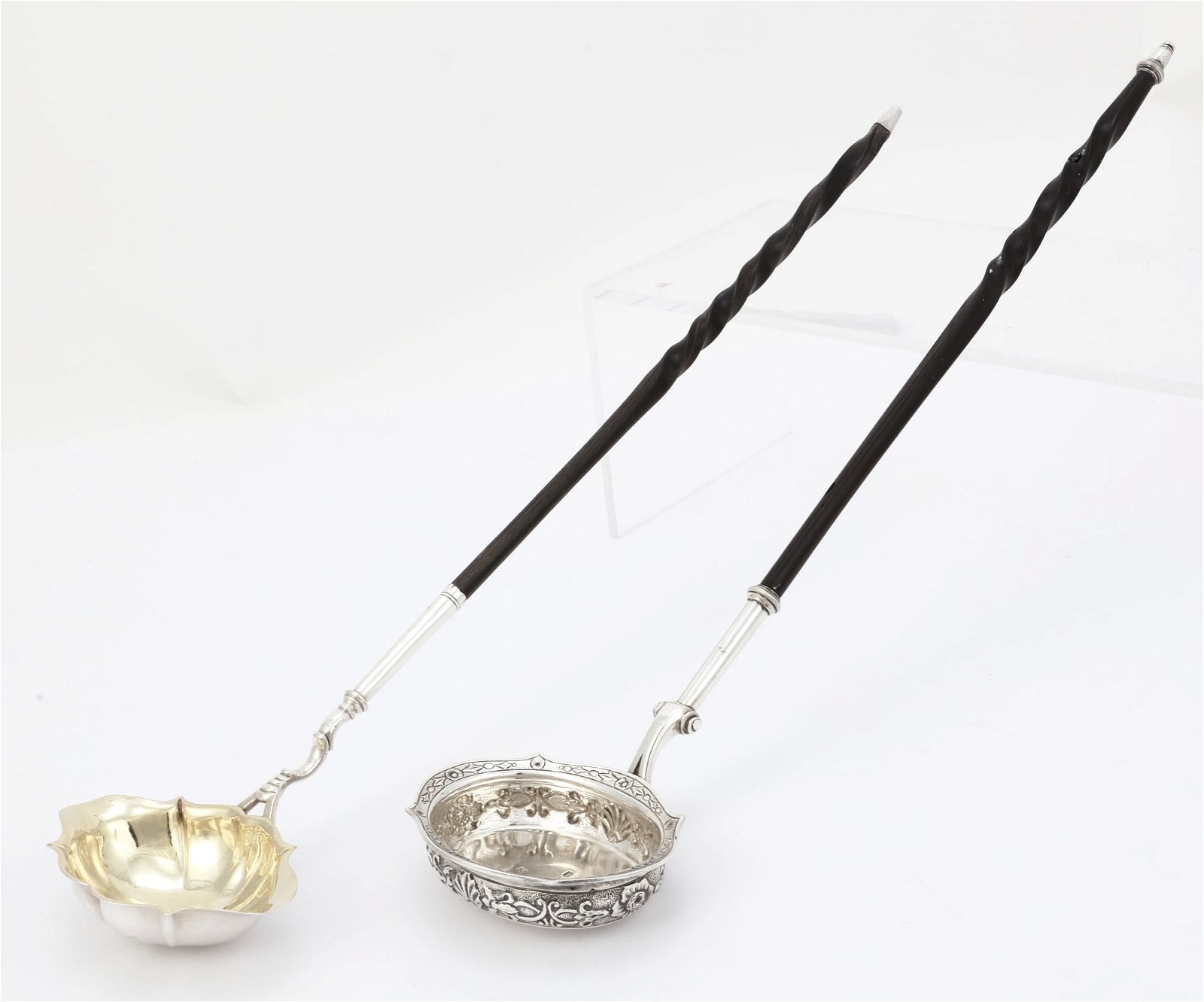 TWO GEORGIAN STERLING SILVER
