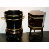 Two Georgian Style Brass Mount