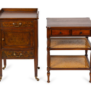 Two Georgian Style Mahogany Side