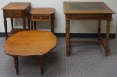 TWO GEORGIAN STYLE MAHOGANY SI
