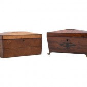 Two Georgian Tea Caddys
18th/1