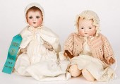 TWO GERMAN BISQUE DOLLSTwo Ger