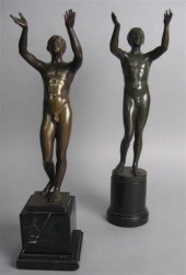 Two German bronzes    exalted