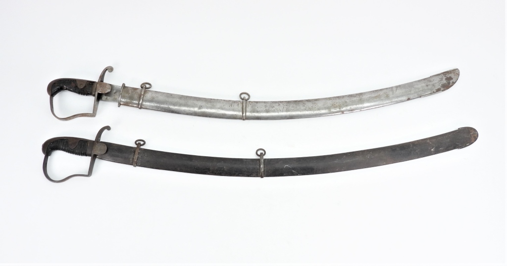 TWO GERMAN CAVALRY SABERS A saber
