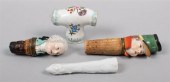 TWO GERMAN PORCELAIN WALKING S