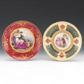 TWO GERMAN ROYAL VIENNA STYLE