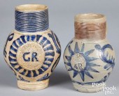 TWO GERMAN WESTERWALD STONEWAR