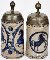 TWO GERMAN WESTERWALD STONEWAR