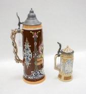 TWO GERMANY POTTERY STEINSTWO