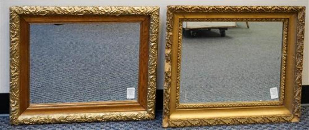 TWO GILT FRAME MIRRORS, EACH