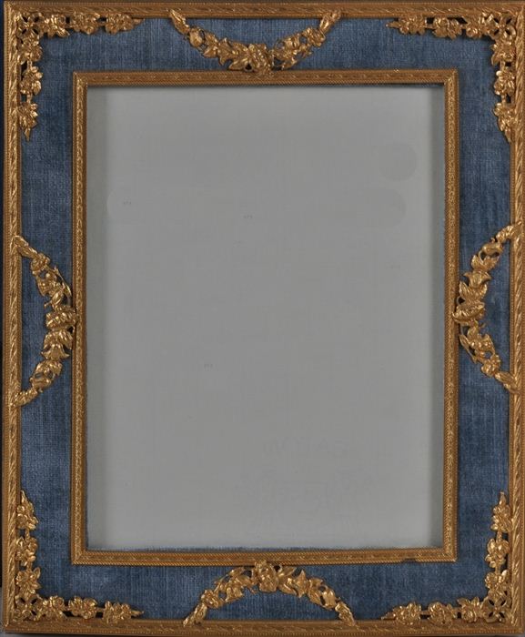 TWO GILT-METAL PICTURE FRAMES The