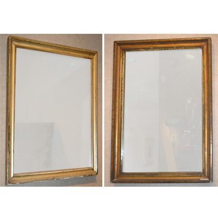 Two Gilt-Wood Mirrors 	 