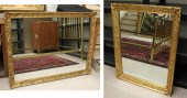 TWO GILTWOOD AND GESSO FRAMED