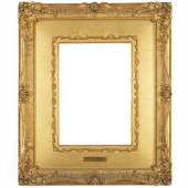 TWO GILTWOOD AND GILT-COMPOSIT