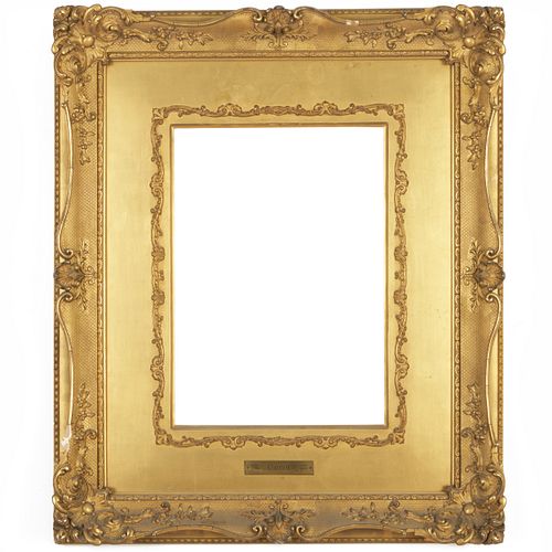 TWO GILTWOOD AND GILT-COMPOSITION