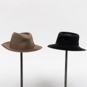 TWO GIORGIO ARMANI FEDORASTaup