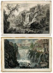 Two Giovanni Piranesi engravin
