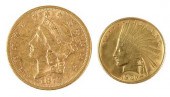 TWO GOLD COINS: $20 DOUBLE EAG