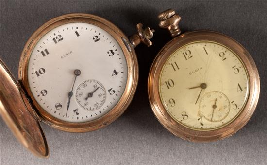 Two gold filled pocket watches 1)