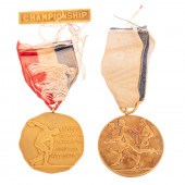 TWO GOLD MEDALS FOR 220 YARDS