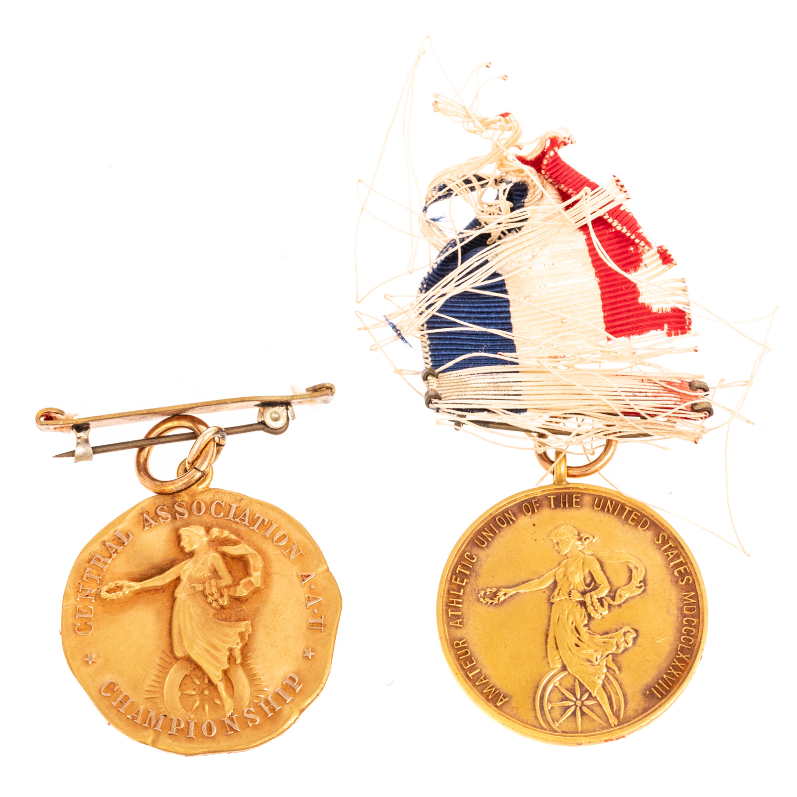 TWO GOLD MEDALS FOR THE 400 YARD