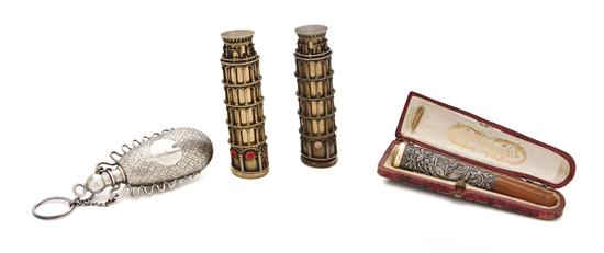 Two Gold-Plated Sterling Lipstick