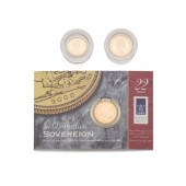 TWO GOLD PROOF SOVEREIGNS AND