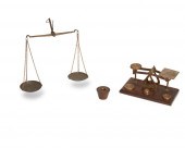 TWO GOLD SCALESTwo gold scales
