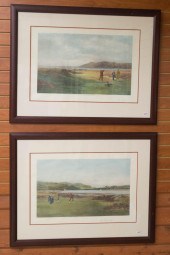 TWO GOLF PRINTS AFTER DOUGLAS