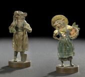 Two Good Polychromed "Vienna"