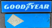 TWO GOODYEAR TIRE SIGNS, APPLI