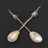 TWO GORHAM STERLING SILVER, "N