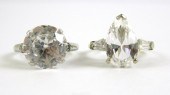 TWO GOSHENITE BERYL AND FOURTE