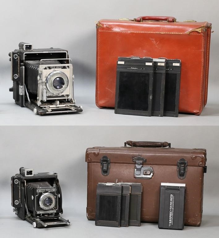 TWO GRAFLEX SPEED GRAPHIC FILM