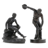 TWO GRAND TOUR BRONZE MODELS A